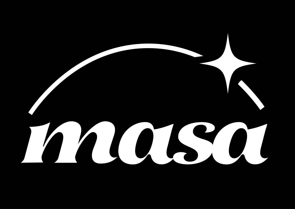 logo "masa" version blanche